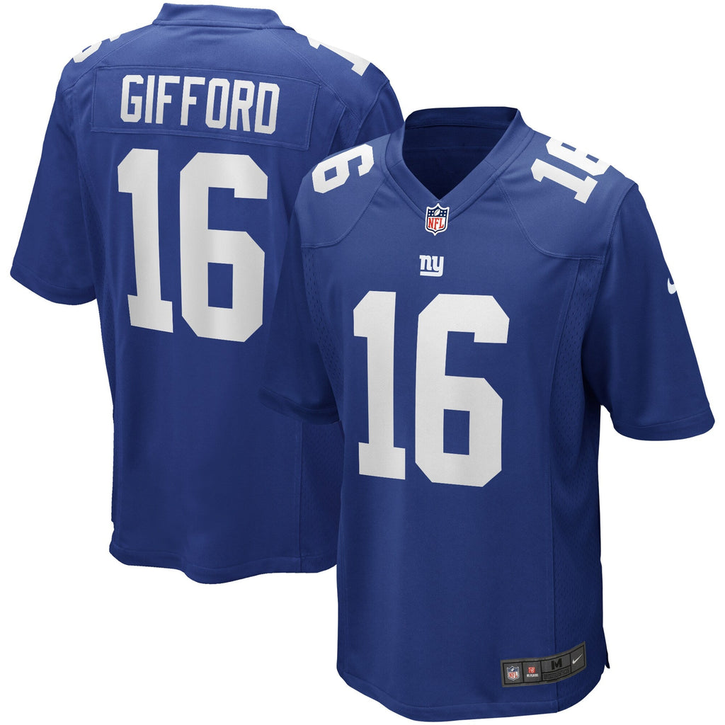 New York Giants Frank Gifford Royal Game Retired Player Football Jersey