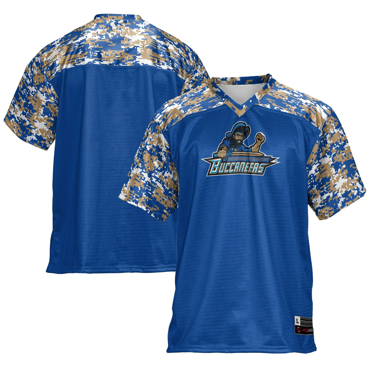 Massachusetts Maritime Academy Buccaneers Football Jersey - Blue