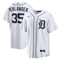 Detroit Tigers Justin Verlander White Home Replica Baseball Jersey