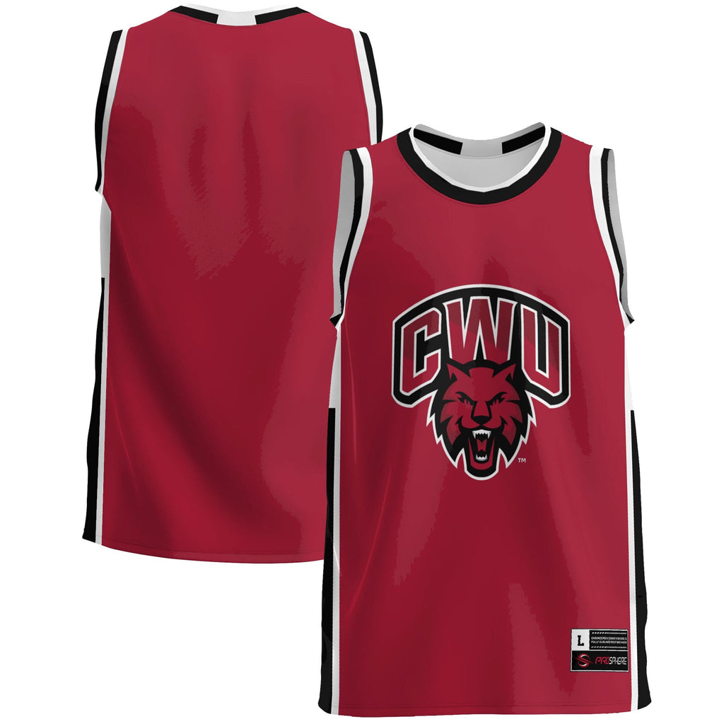 Central Washington Wildcats Lightweight Basketball Jersey - Crimson