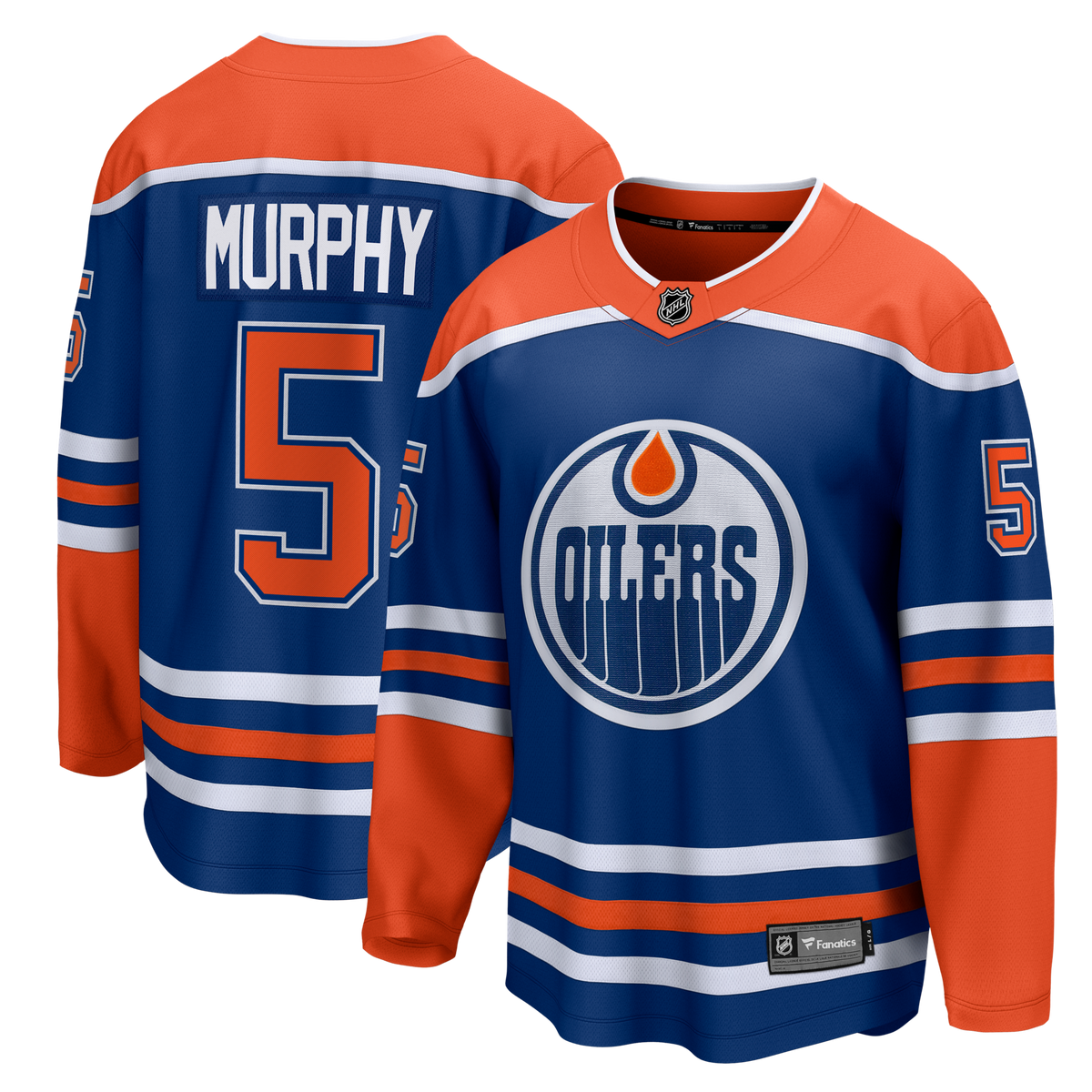 Edmonton Oilers Connor Murphy Royal Home Breakaway Hockey Jersey