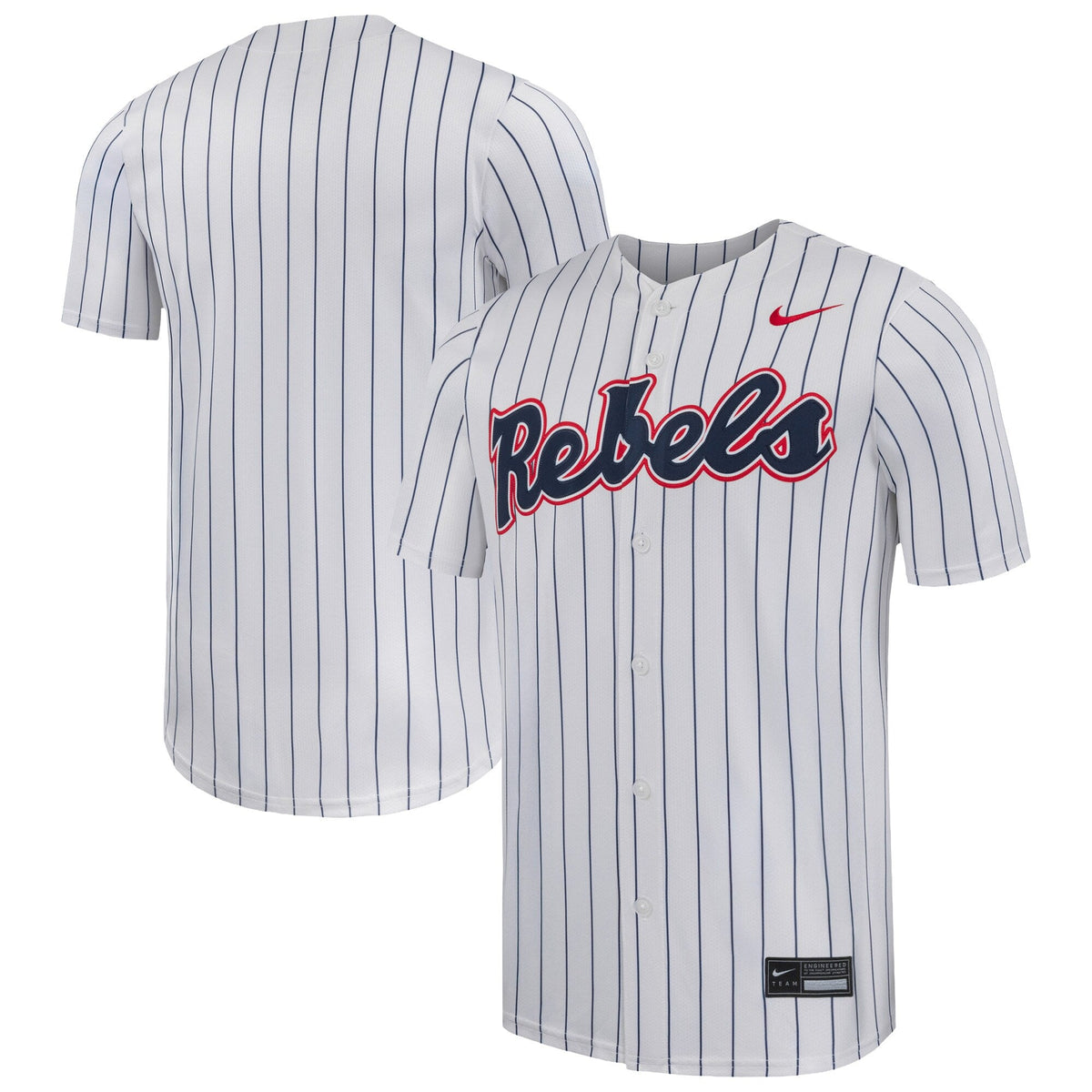 White Ole Miss Rebels Limited Baseball Jersey