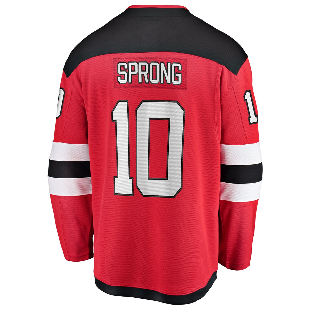 New Hockey Jersey Devils Daniel Sprong Red Home Breakaway Jersey