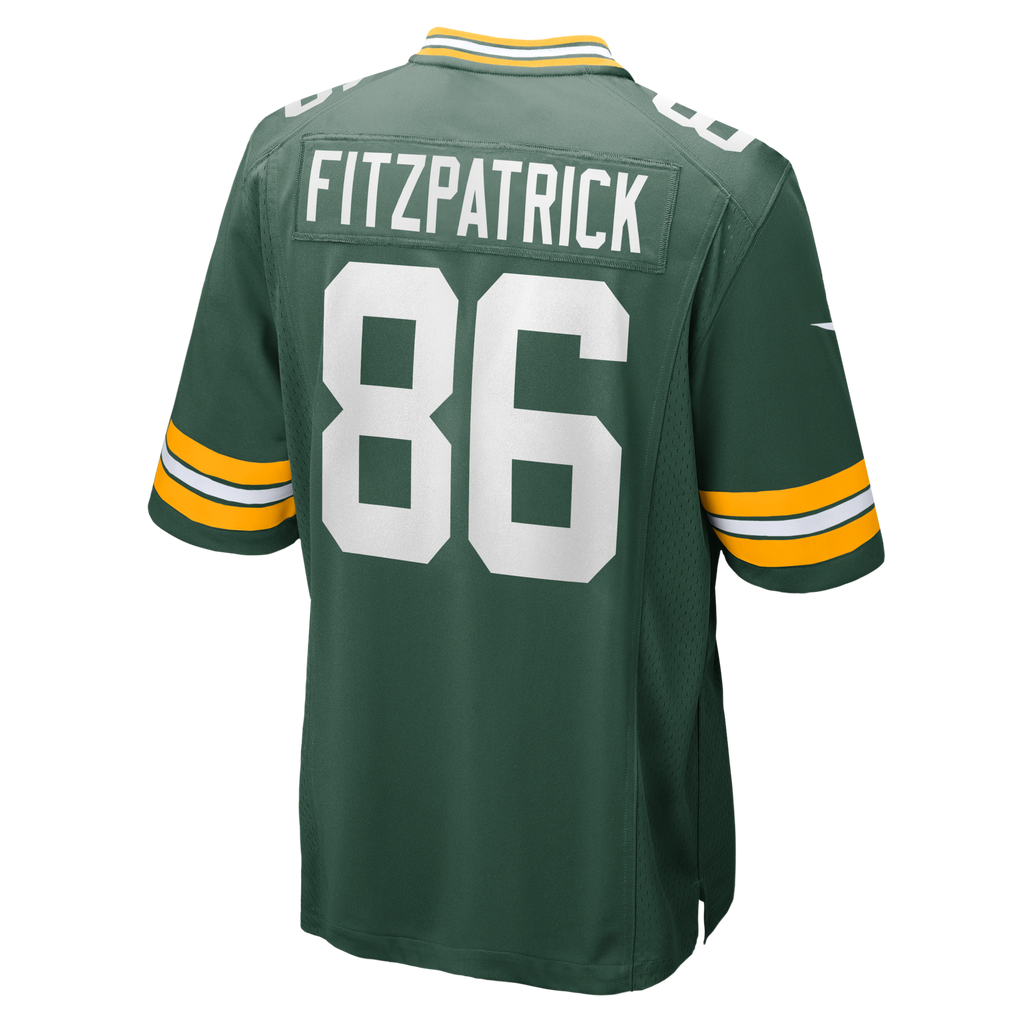 Green Bay Packers John FitzPatrick Green Team Game Football Jersey