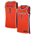 Orange Auburn Tigers #1 Alternate War Eagle Replica Basketball Jersey
