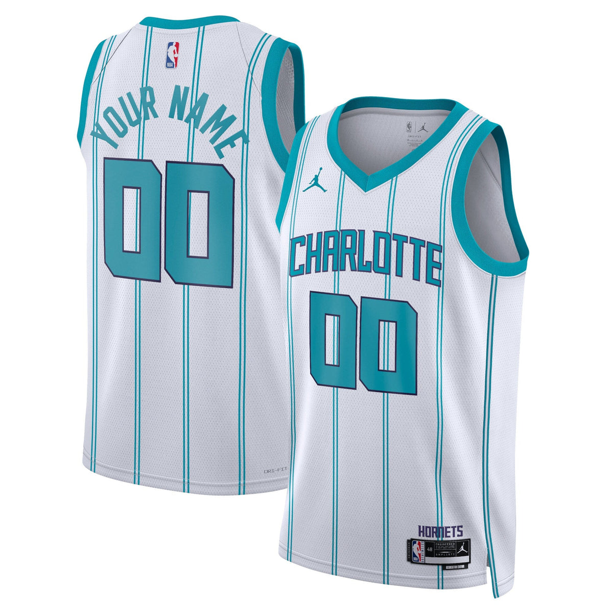 Charlotte Hornets Association Edition Swingman Jersey - Custom