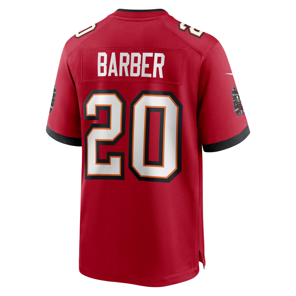 Tampa Bay Buccaneers Ronde Barber Red Game Retired Player Football Jersey