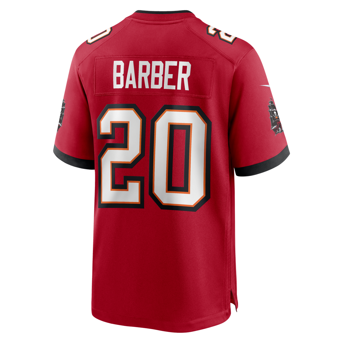 Tampa Bay Buccaneers Ronde Barber Red Game Retired Player Football Jersey