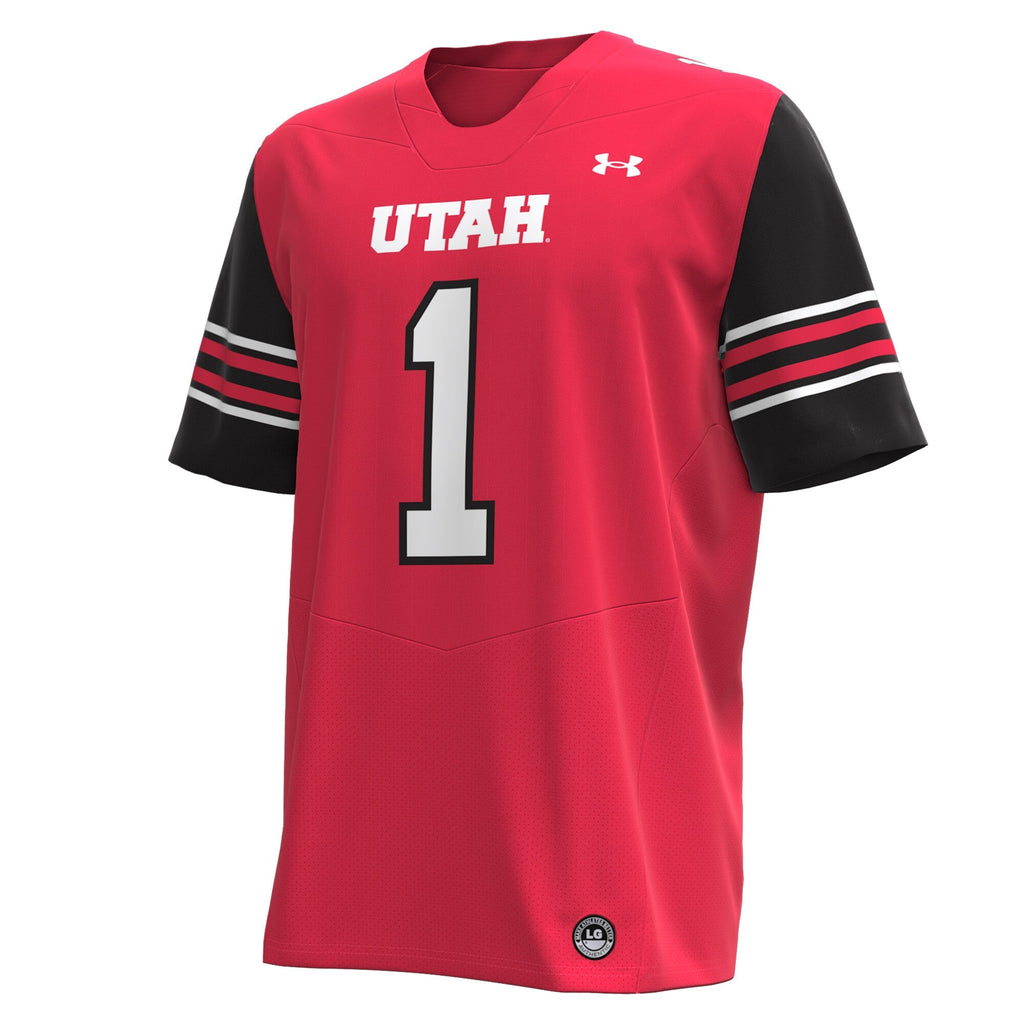 #1 Red Utah Utes Replica Football Jersey