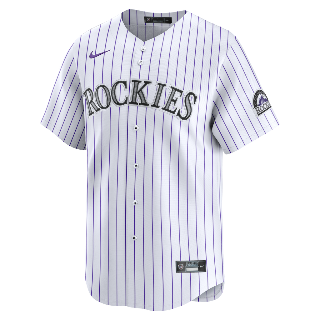 Colorado Rockies White Home Limited Baseball Jersey