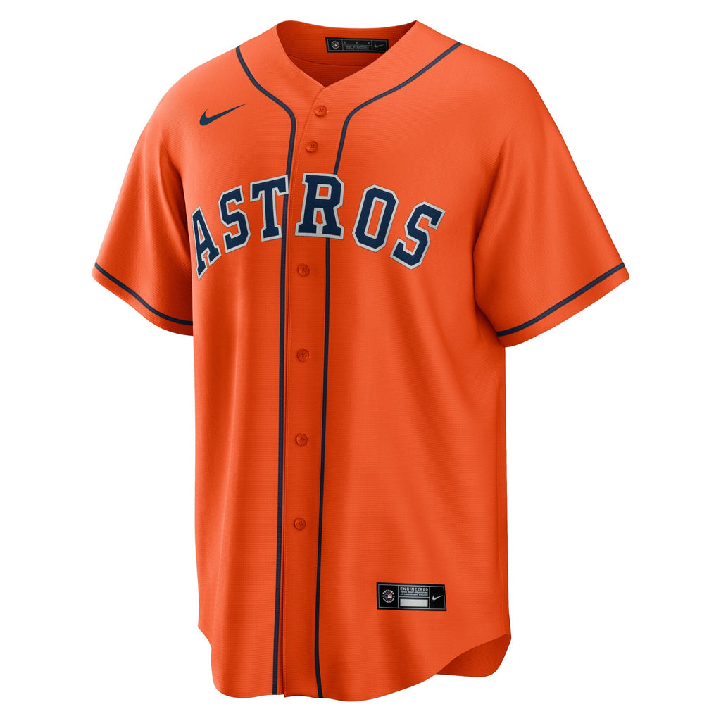 Houston Astros Yordan Álvarez Orange Alternate Replica Player Baseball Jersey