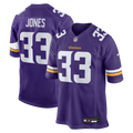 Minnesota Vikings Aaron Jones Purple Game Player Football Jersey