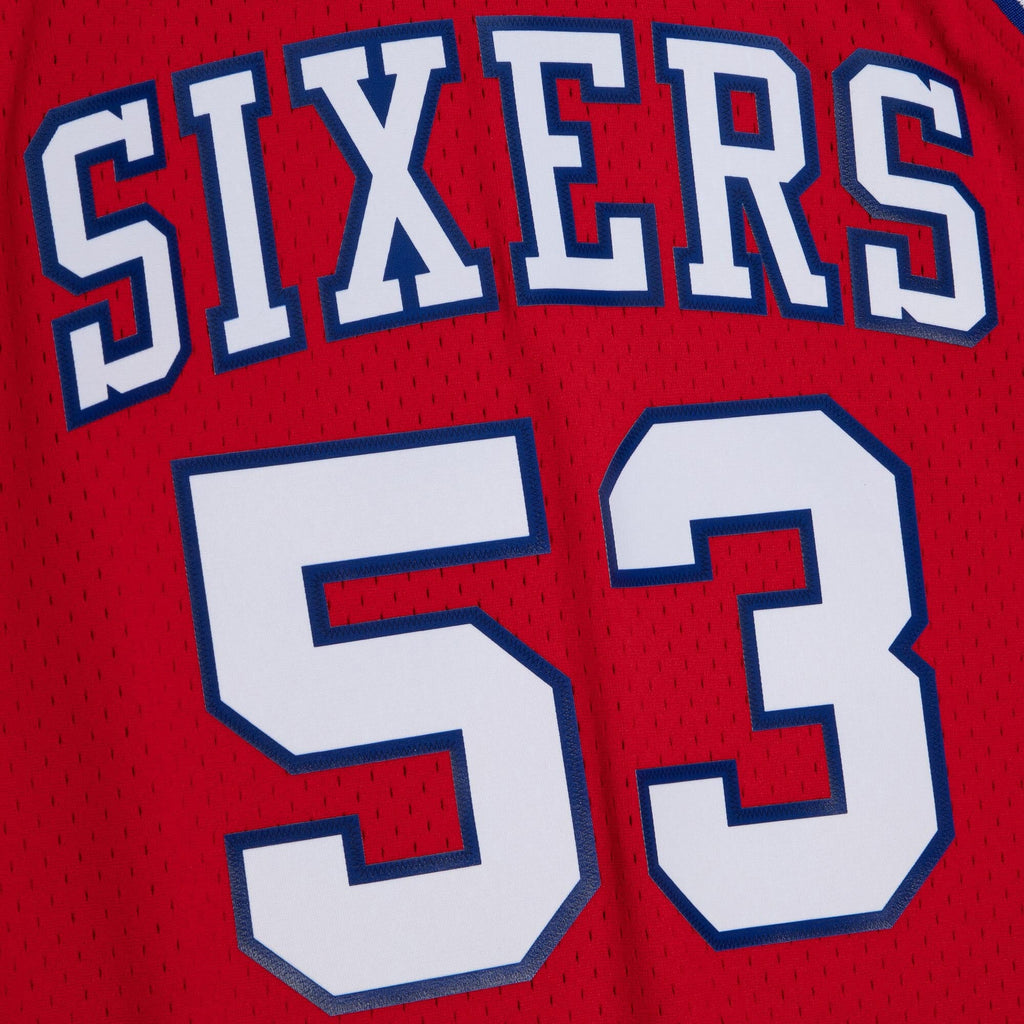 Philadelphia 76ers Darryl Dawkins 1979 Dark Jersey - University Red