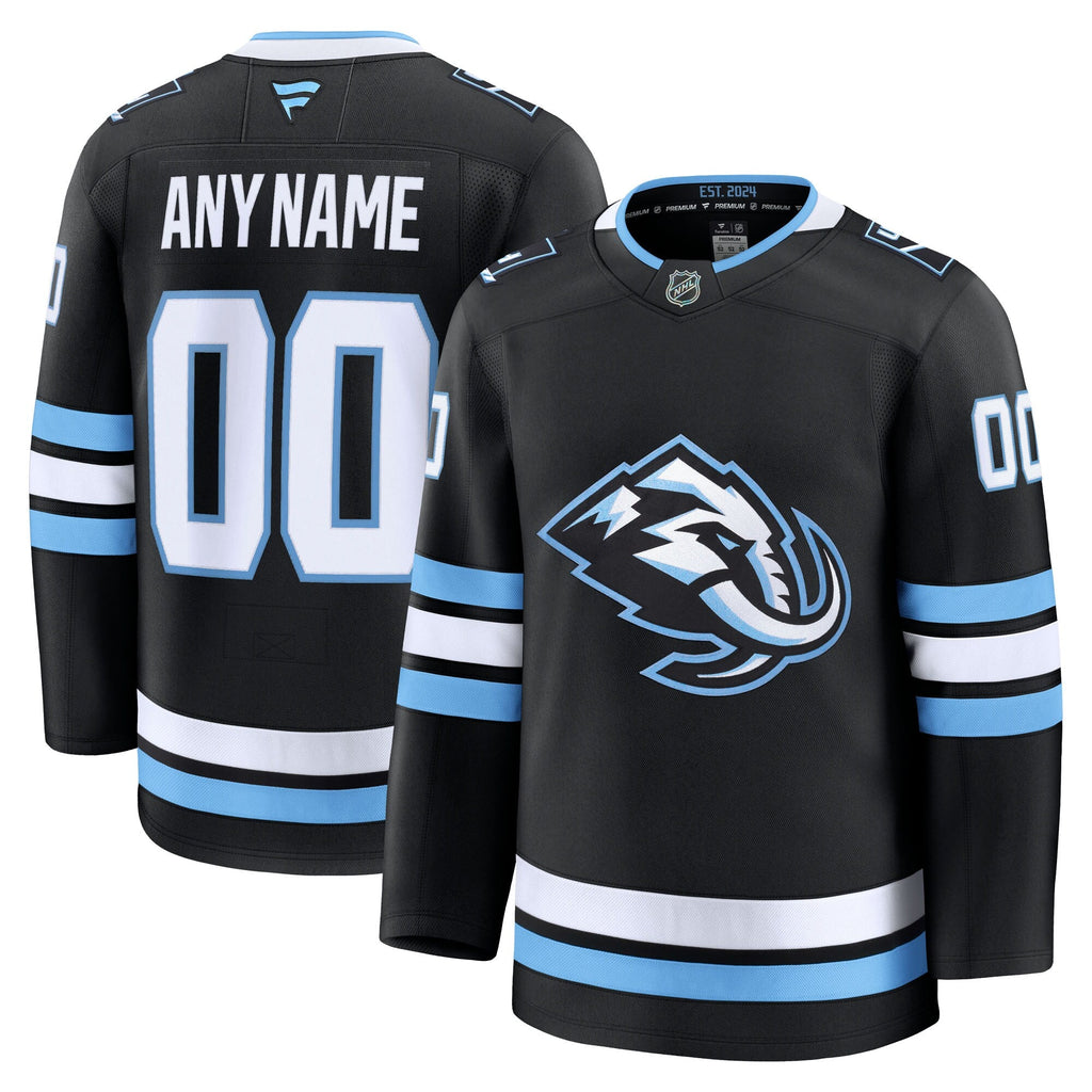 Utah Mammoth Black Home Premium Custom Jersey