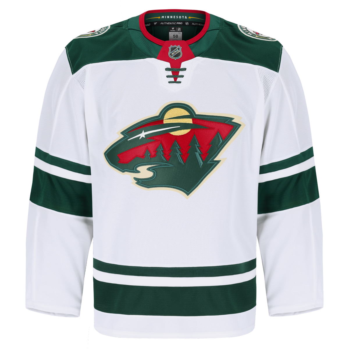 Minnesota Wild White Away Pro Jersey