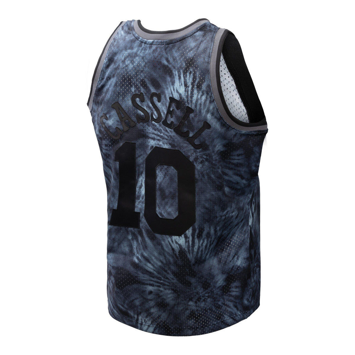 Houston Rockets Sam Cassell 1993 Tie Dye Swingman Jersey - Purple/Black