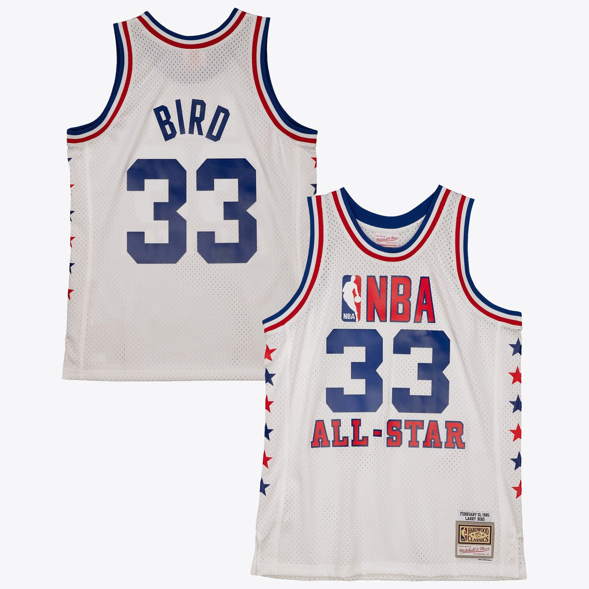 NBA Larry Bird 1985 All-Star Swingman Jersey - White