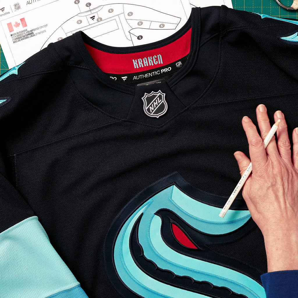 Seattle Kraken Deep Sea Blue Home Pro Jersey