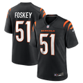 Cincinnati Bengals Isaiah Foskey Black Team Game Football Jersey