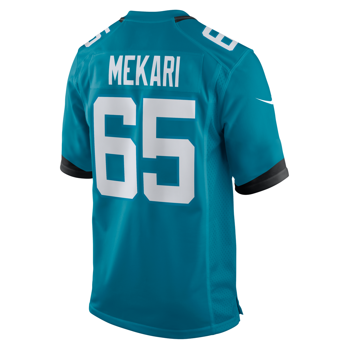 Jacksonville Jaguars Patrick Mekari Teal Team Game Football Jersey