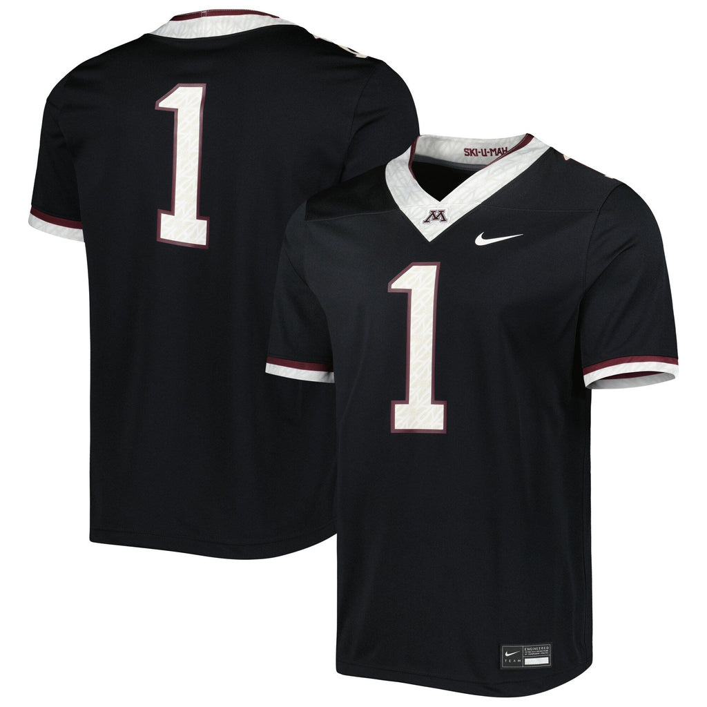 #1 Minnesota Golden Gophers Untouchable Football Jersey - Black