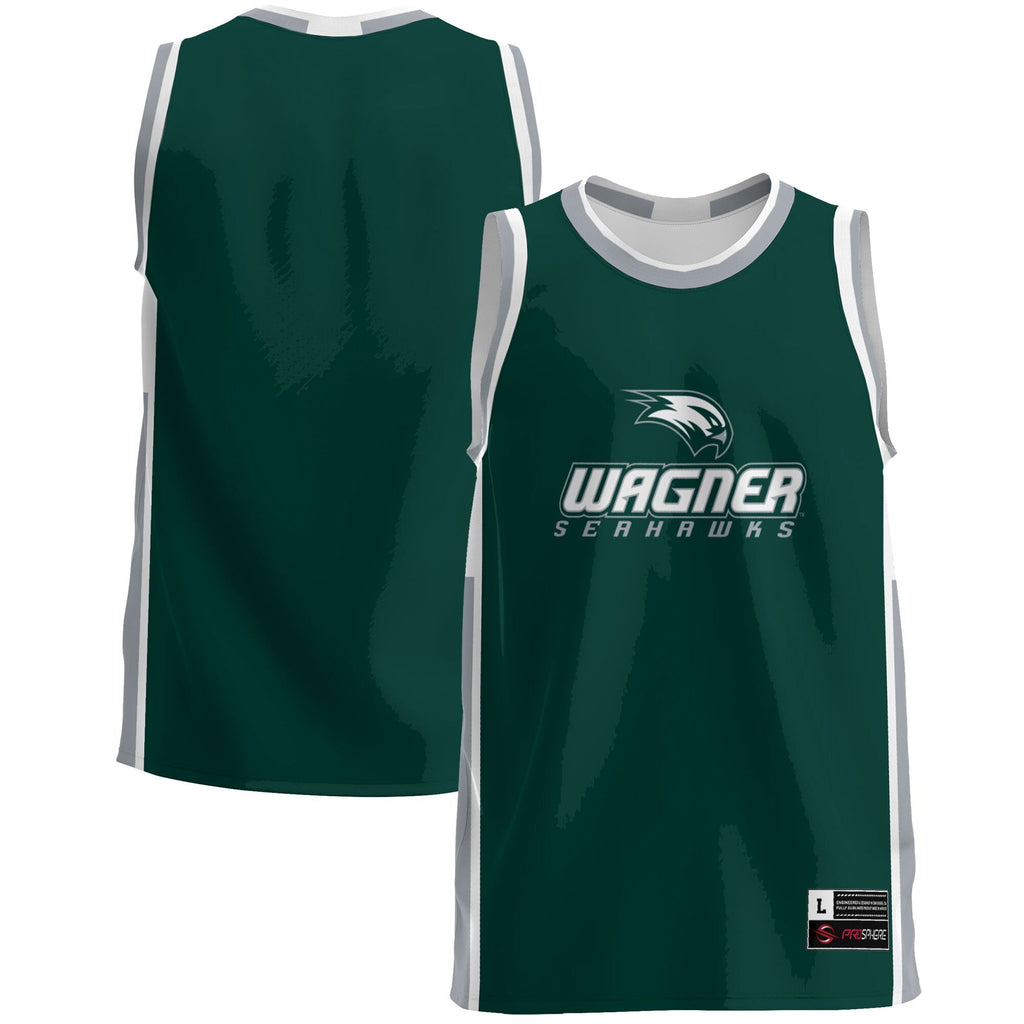 Wagner College Seahawks Lightweight Basketball Jersey - Green