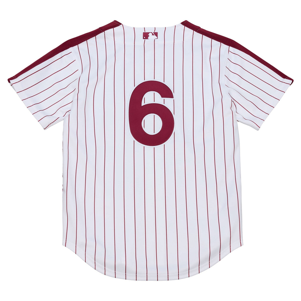 Philadelphia Phillies Jimmy Rollins White 2003 Cooperstown Collection Baseball Jersey