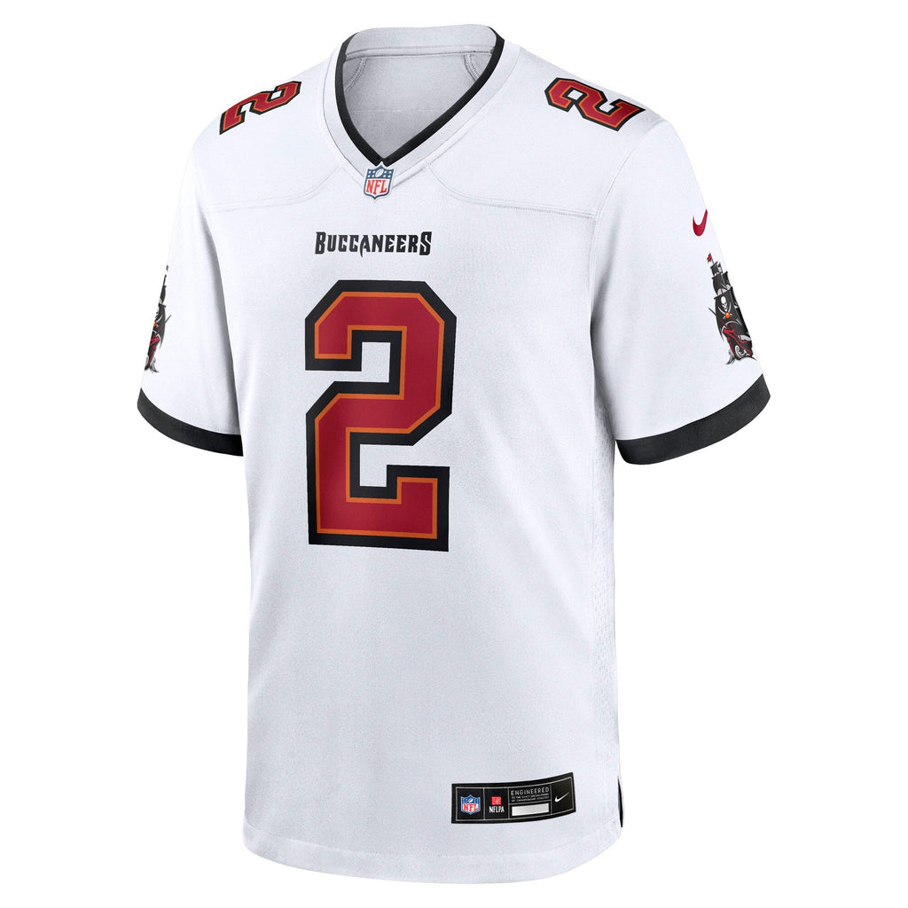 Tampa Bay Buccaneers Emeka Egbuka White Game Football Jersey