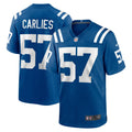 Indianapolis Colts Jaylon Carlies Royal Game Football Jersey