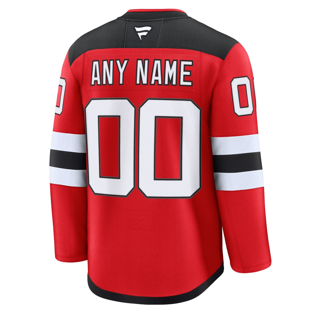New Jersey Devils Red Home Premium Custom Jersey