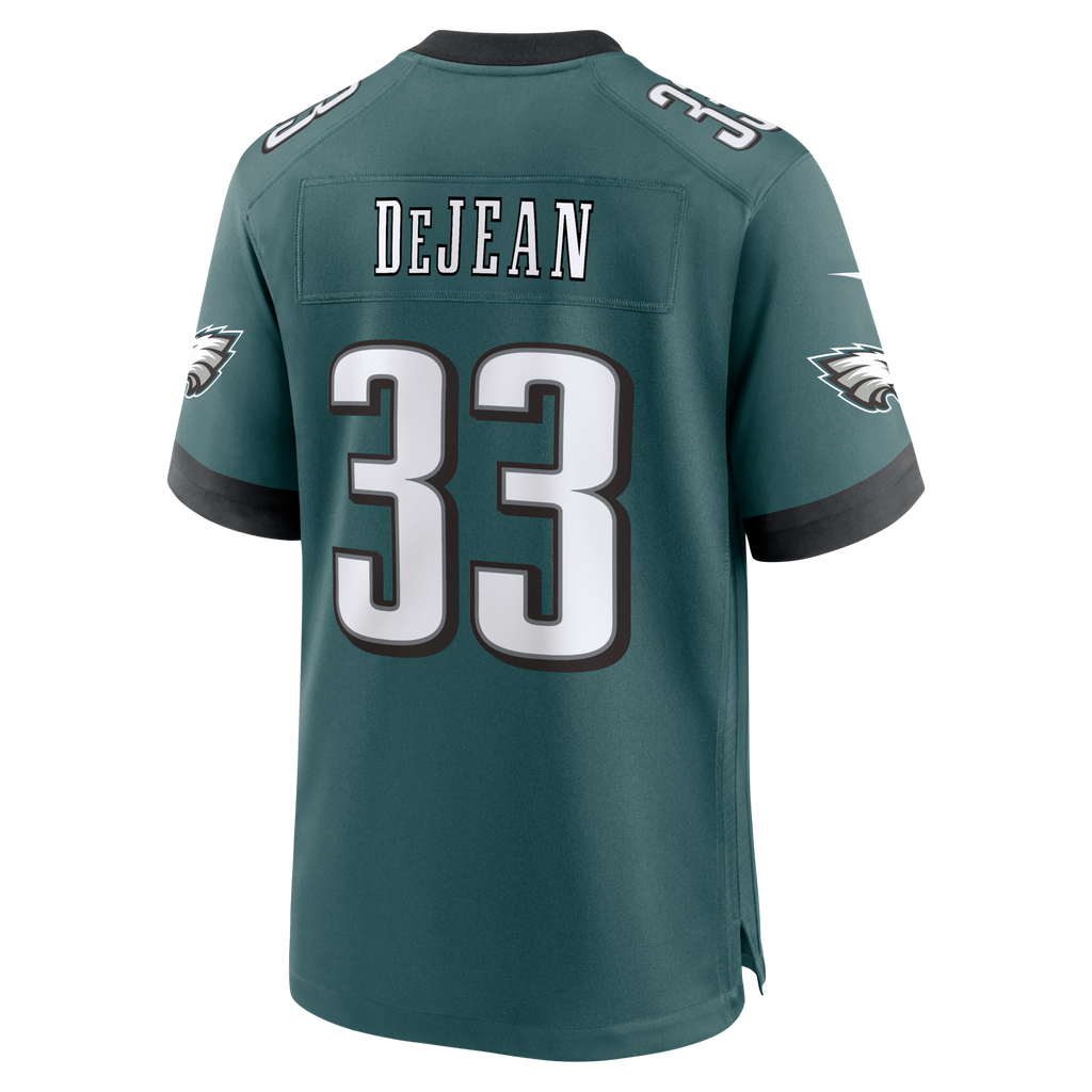 Philadelphia Eagles Cooper DeJean Midnight Green Team Game Football Jersey