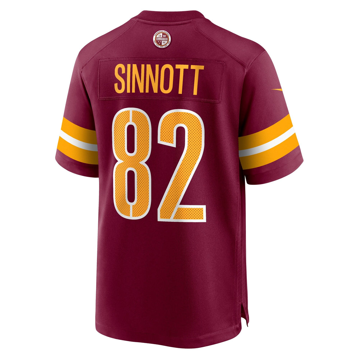 Washington Commanders Ben Sinnott Burgundy Game Football Jersey
