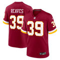 Washington Commanders Jeremy Reaves Burgundy Game Football Jersey