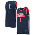 #1 Navy Ole Miss Rebels Replica Basketball Jersey