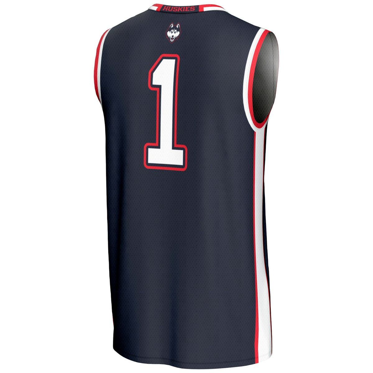 #1 Navy UConn Huskies Lightweight Basketball Jersey