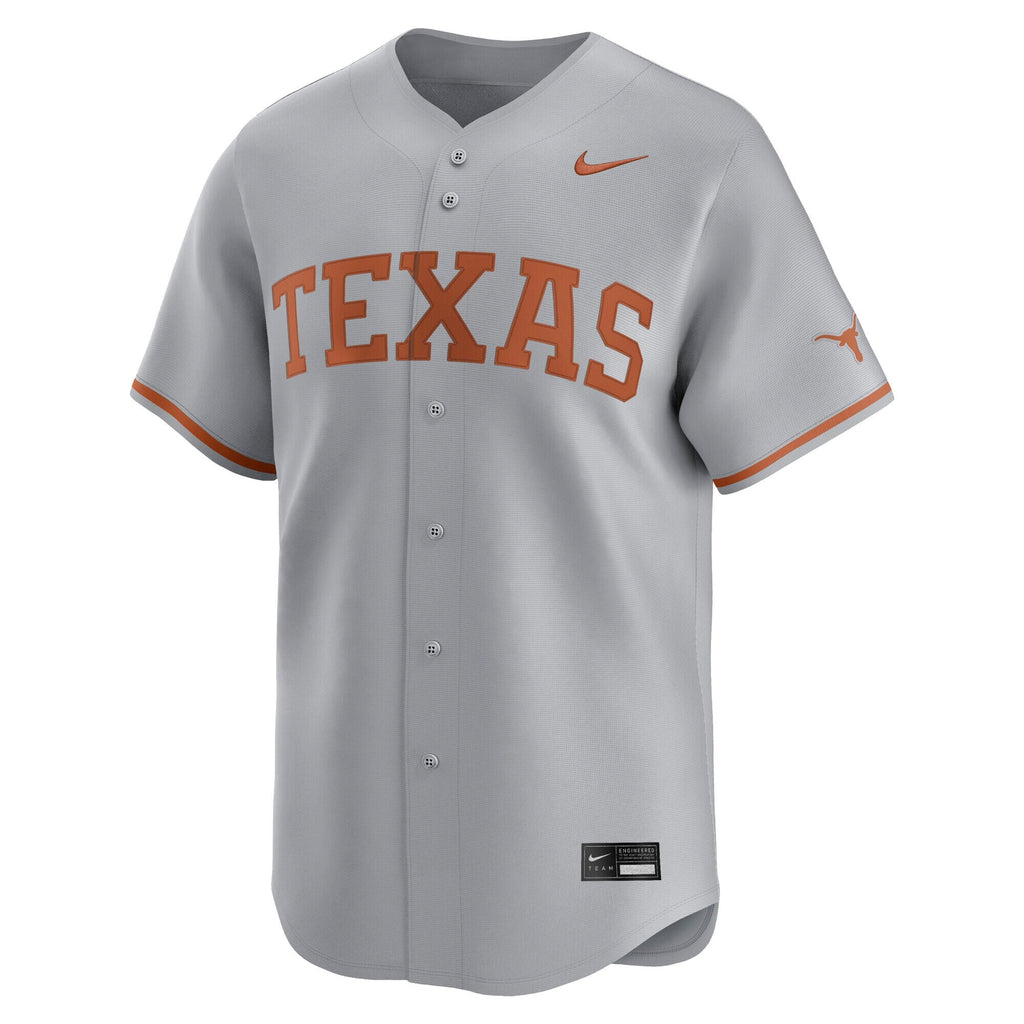 Gray Texas Longhorns Alternate Limited Baseball Jersey