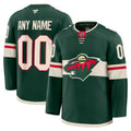 Minnesota Wild Green Home Premium Custom Jersey