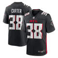 Atlanta Falcons Nathan Carter Black Team Game Football Jersey