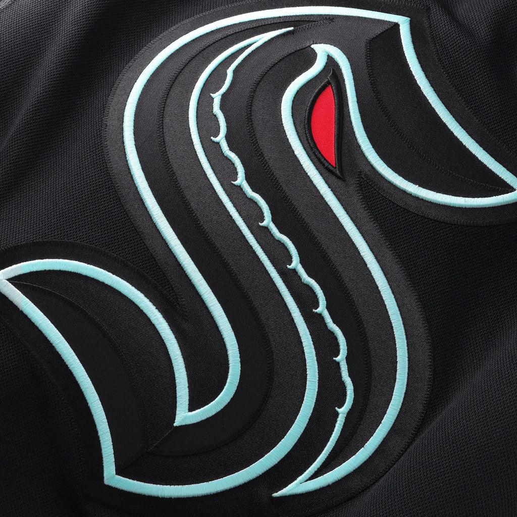Seattle Kraken Black Alternate Premium Custom Jersey