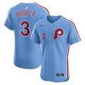 Philadelphia Phillies Bryce Harper Light Blue Alternate Elite Baseball Jersey
