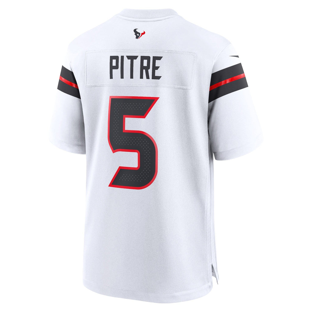 Houston Texans Jalen Pitre White Game Football Jersey