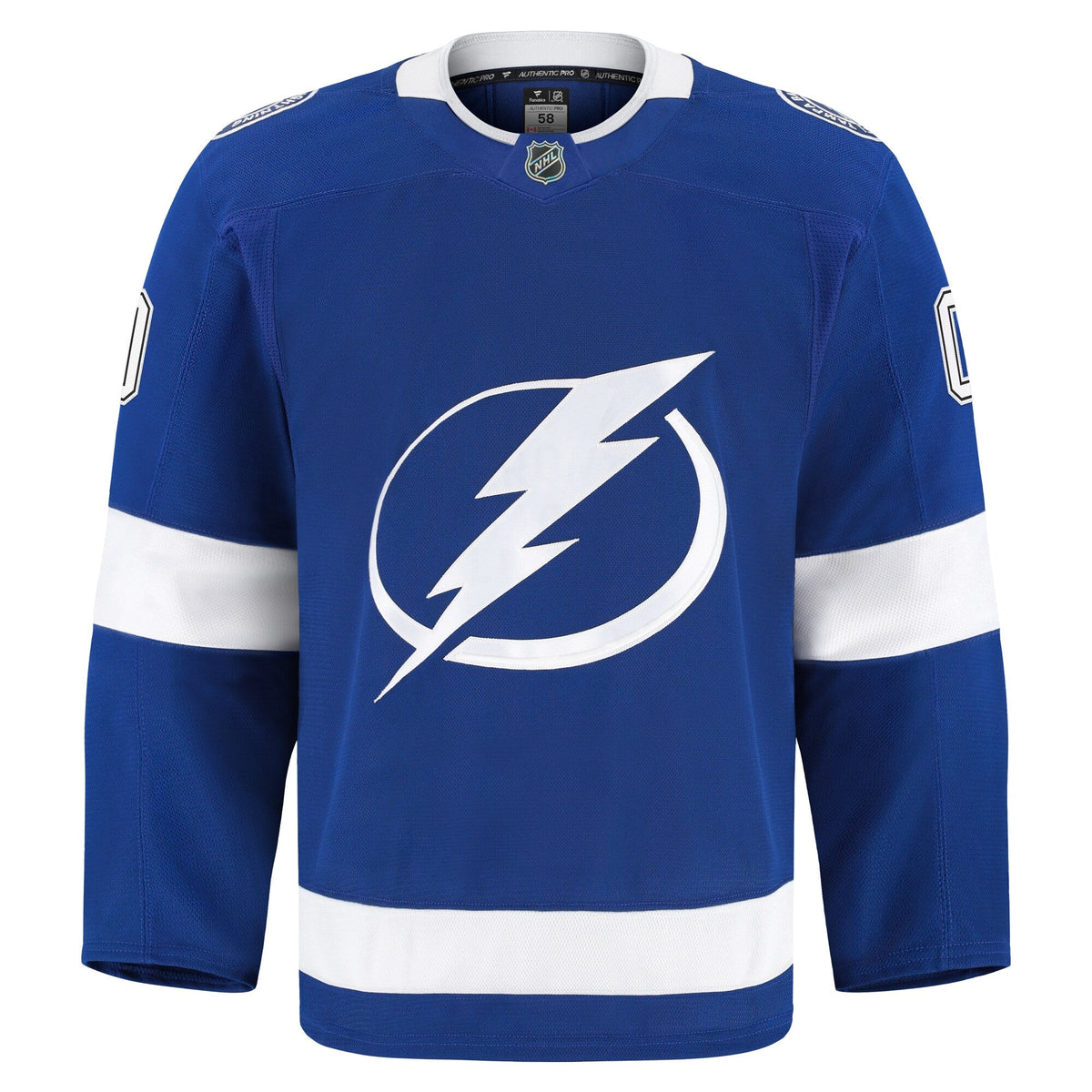 Tampa Bay Lightning Blue Home Pro Custom Jersey