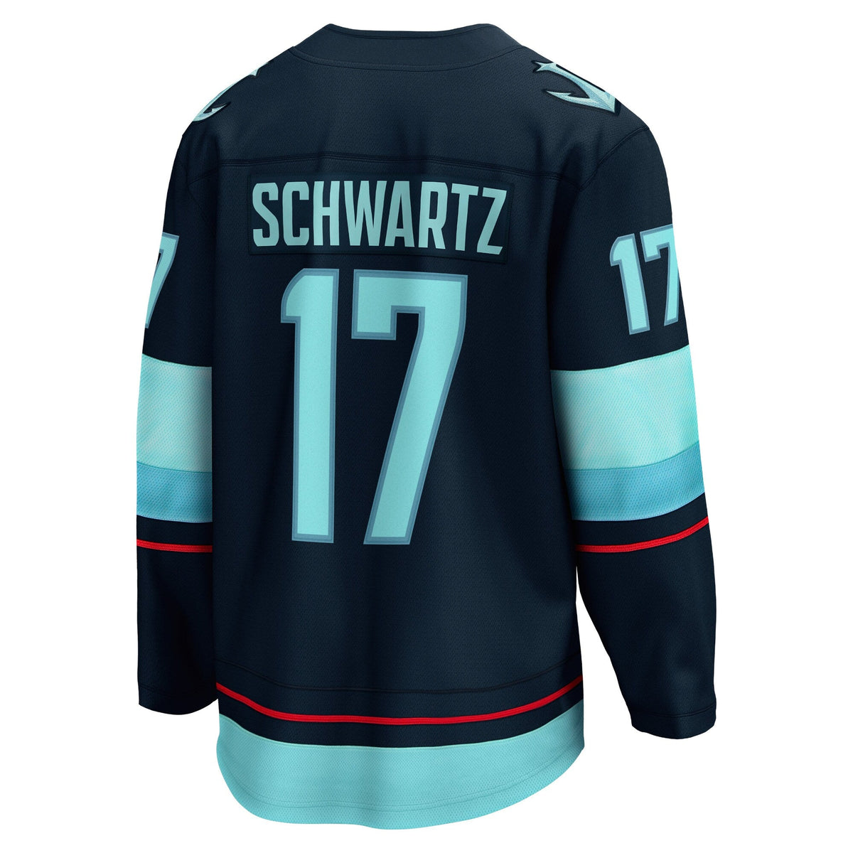 Seattle Kraken Jaden Schwartz Navy Home Breakaway Player Hockey Jersey