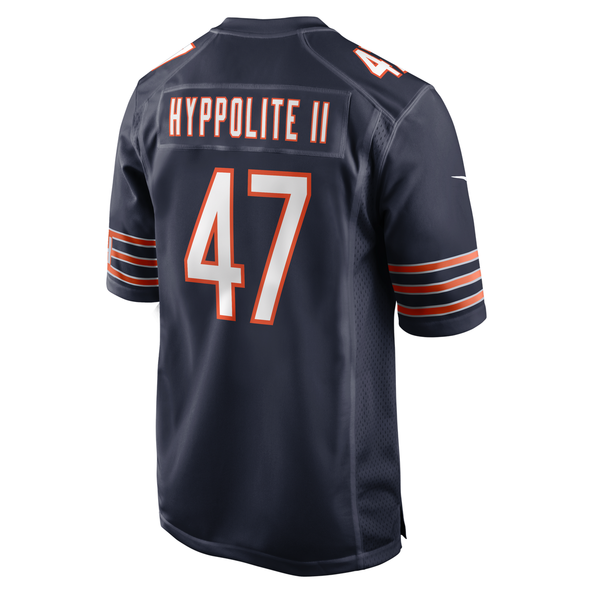 Chicago Bears Ruben Hyppolite II Navy Team Game Football Jersey