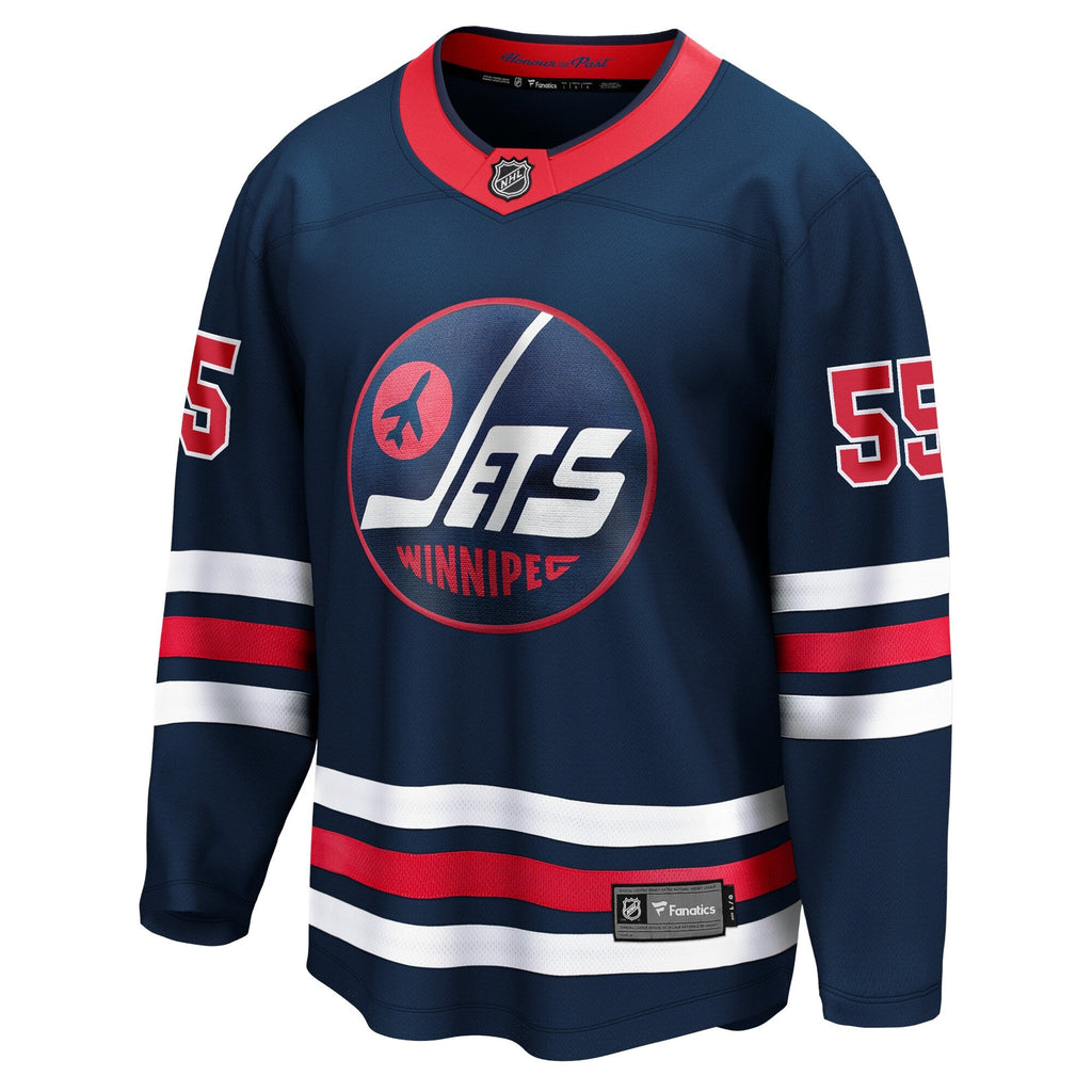 Winnipeg Jets Mark Scheifele Navy Breakaway Hockey Jersey