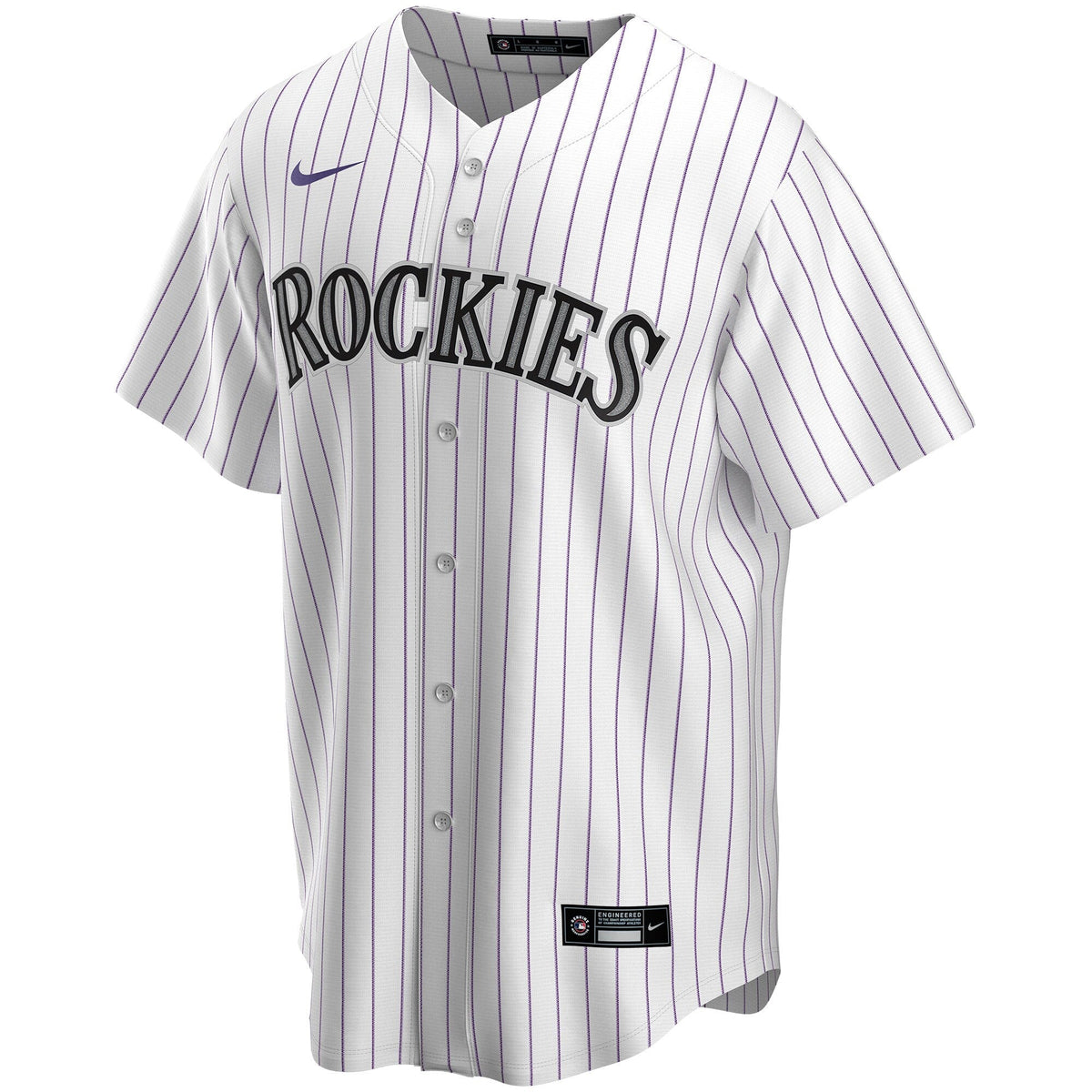 Colorado Rockies White Home Replica Custom Baseball Jersey