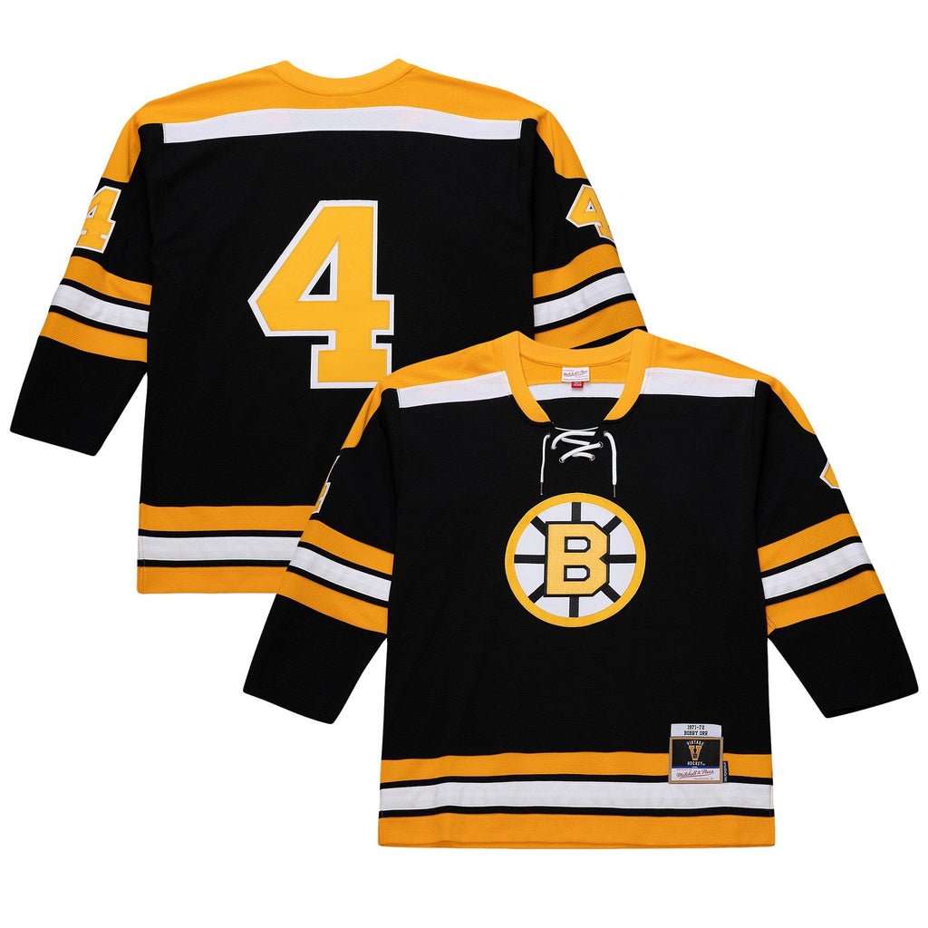 Boston Bruins Bobby Orr Black Big & Tall 1971/72 Blue Line 2.0 Jersey