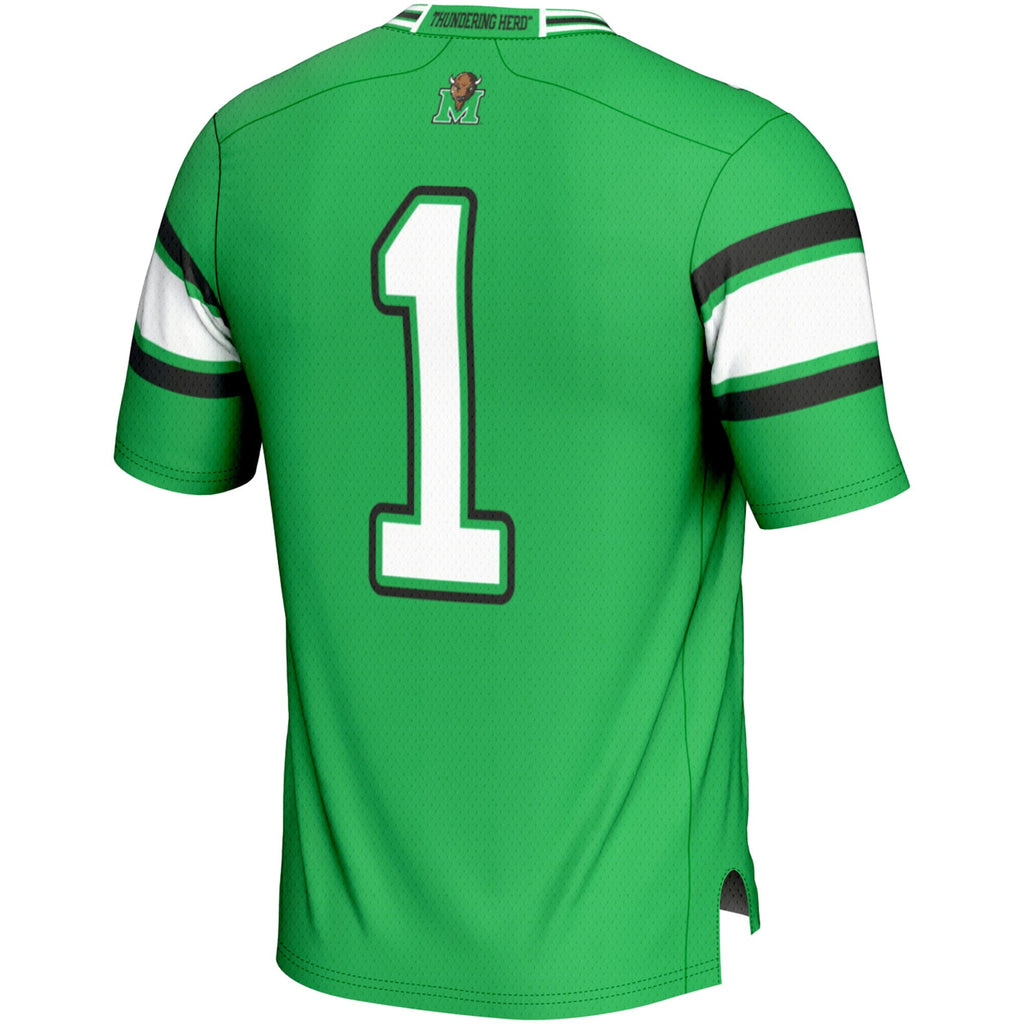 #1 Kelly Green Marshall Thundering Herd Endzone Football Jersey