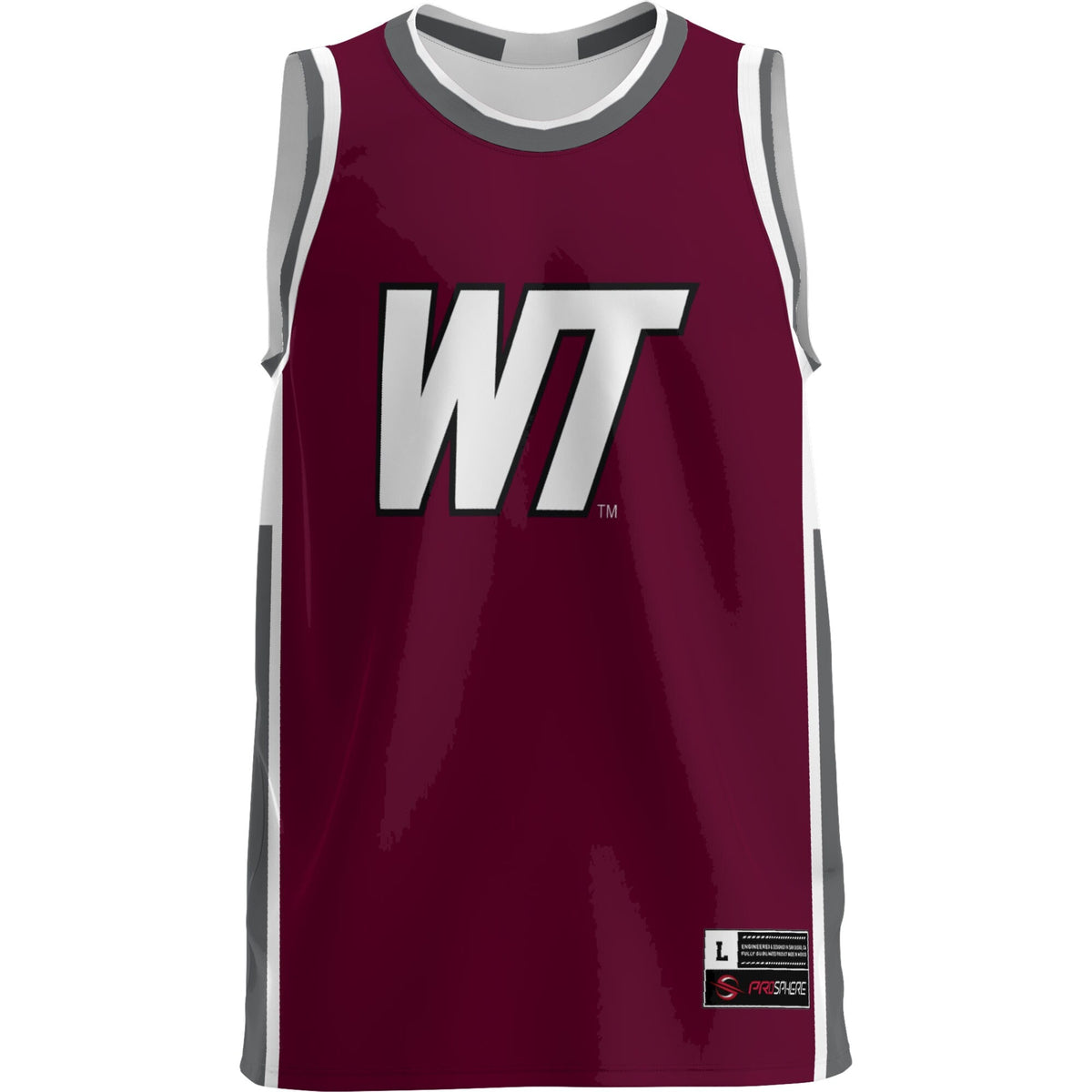 West Texas A&M Buffaloes Lightweight Basketball Jersey - Maroon