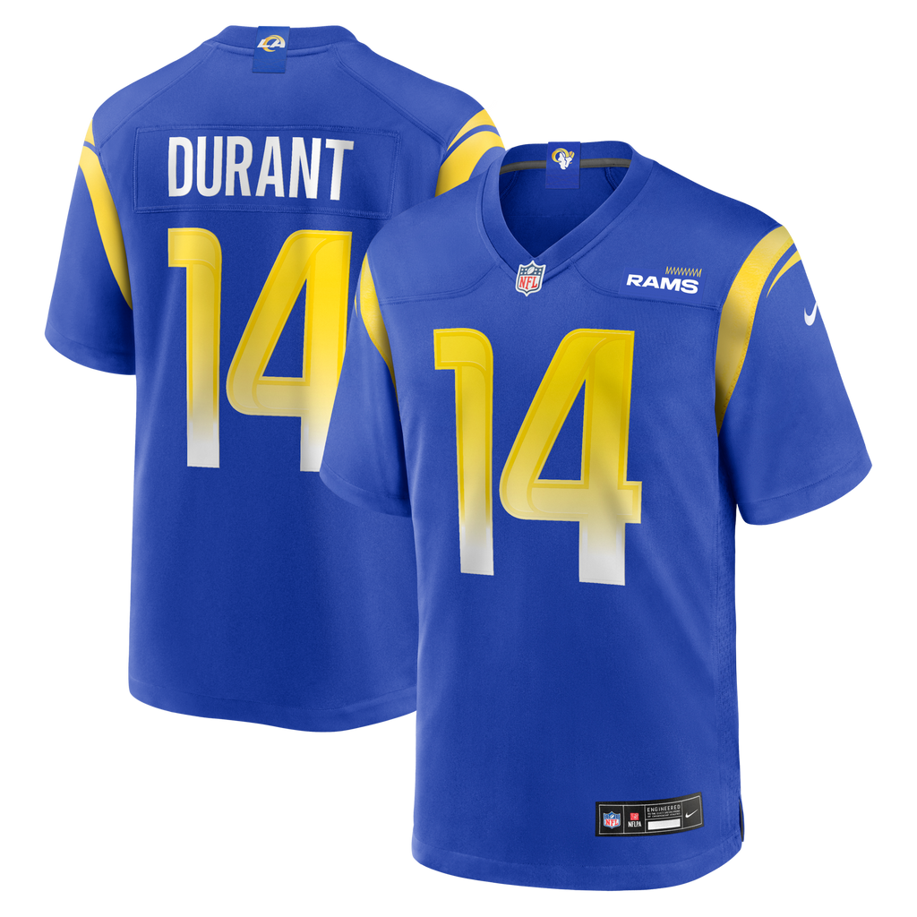 Los Angeles Rams Cobie Durant Royal Game Player Football Jersey